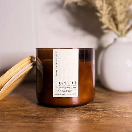 Thankful | Pumpkin Spice & Vanilla 15oz | 3-wick