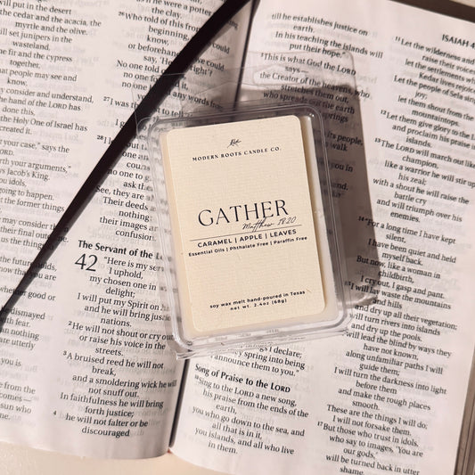 Gather | Caramel Apple & Fallen Leaves | 2.4oz Wax Melt