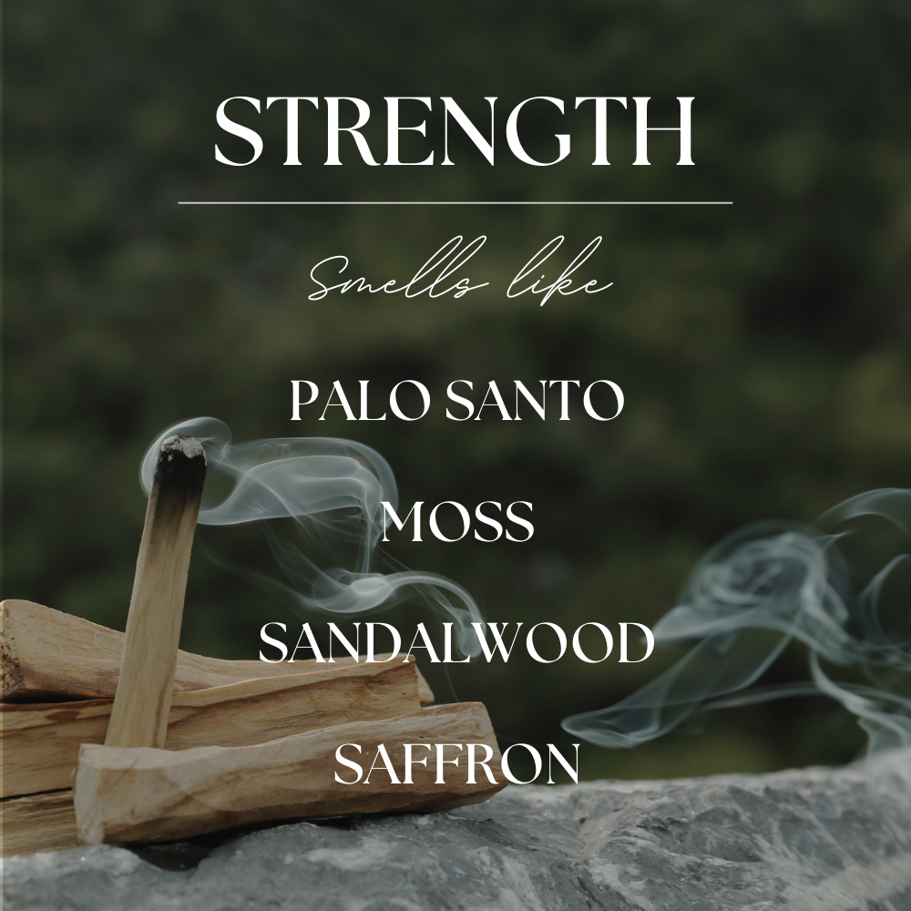 Strength | Palo Santo & Sandalwood | 15oz