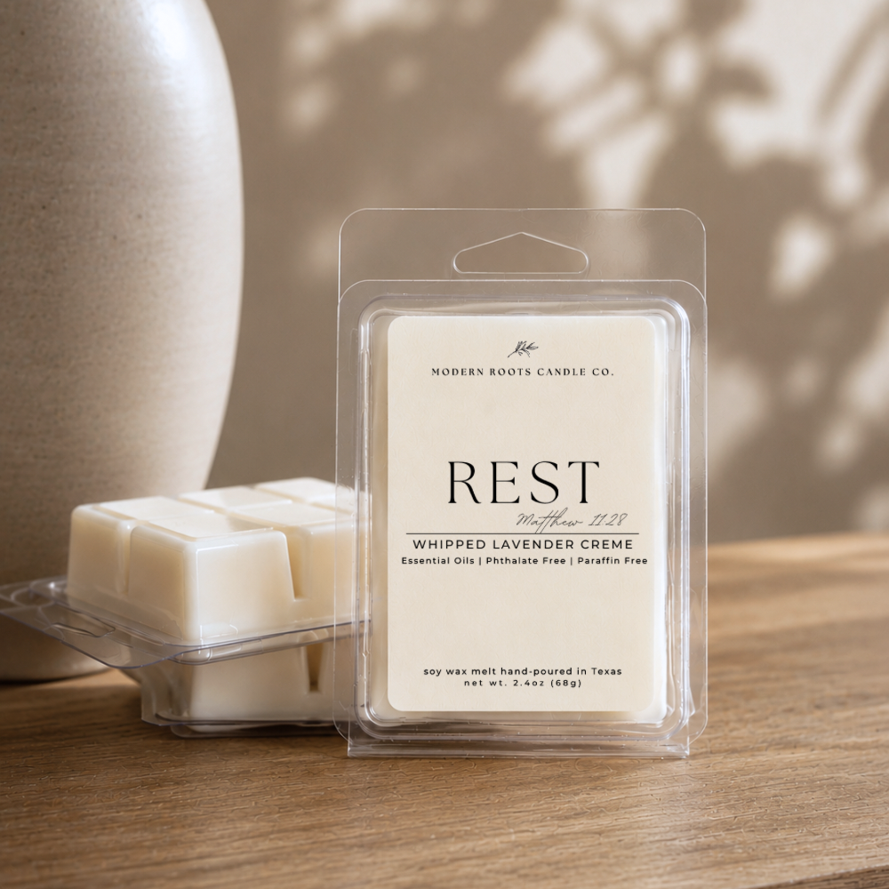 Rest | Whipped Lavender Creme | 2.4oz Wax Melt