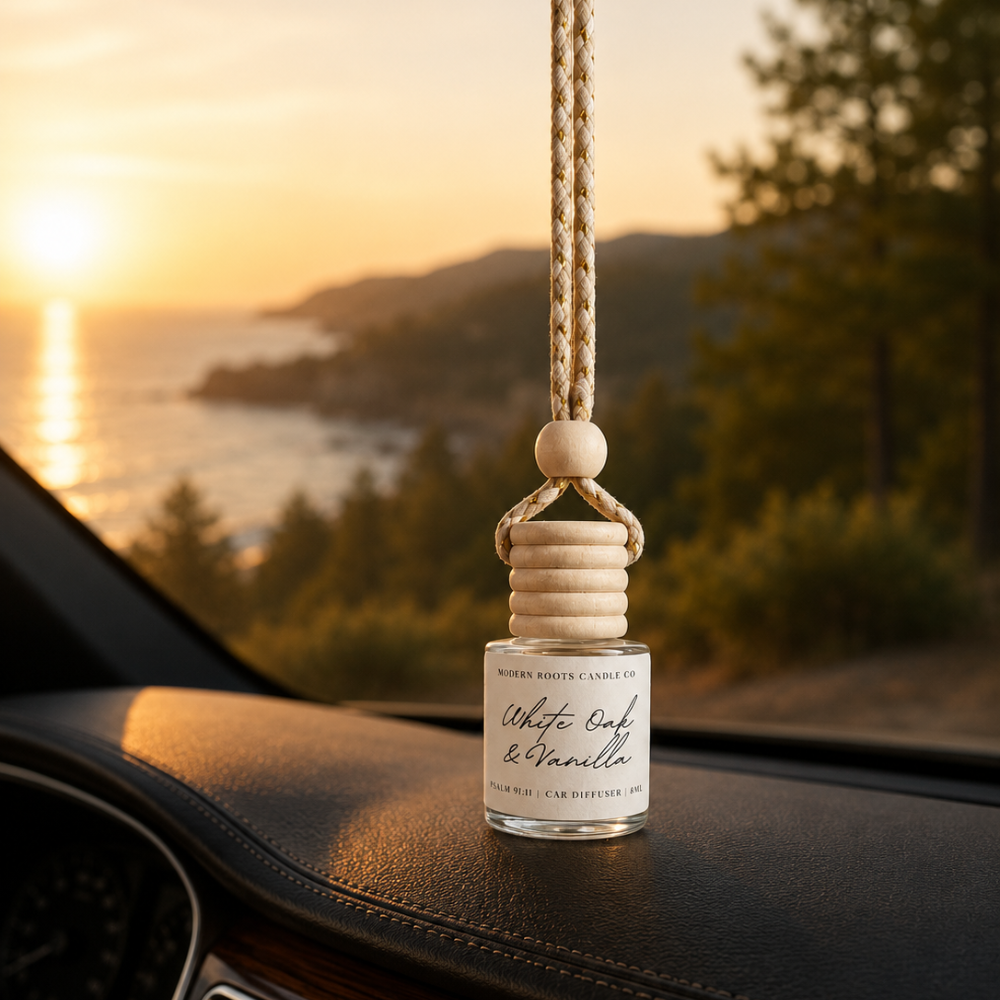 White Oak & Vanilla | 6ml Car Diffuser