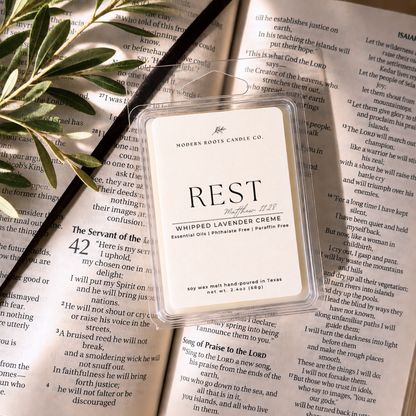 Rest | Whipped Lavender Creme | 2.4oz Wax Melt