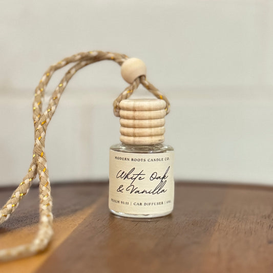 White Oak & Vanilla | 6ml Car Diffuser