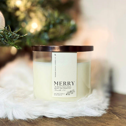 Merry | Orange, Cranberry, Cinnamon | 15oz 3-Wick