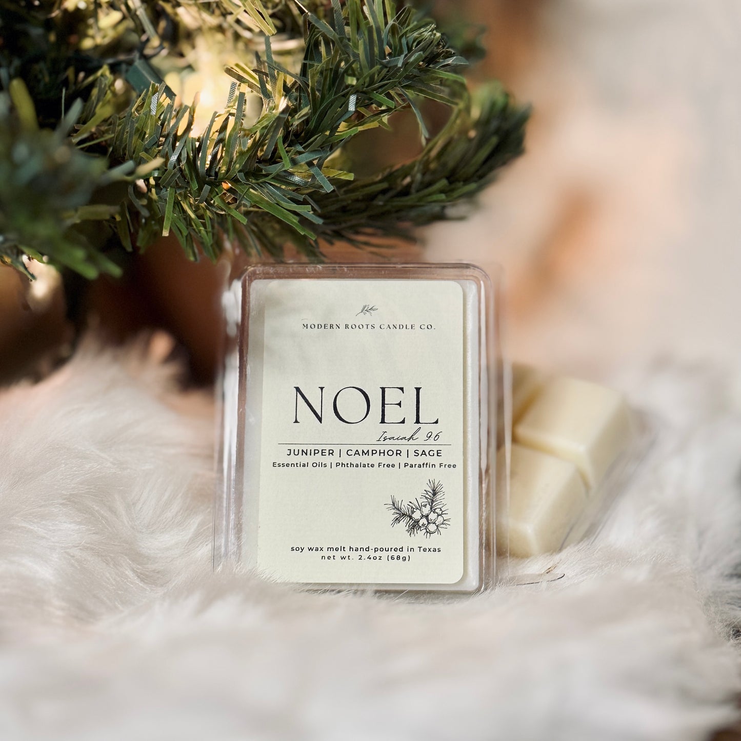 Noel | Juniper, Camphor, Sage | 2.4oz Wax Melt