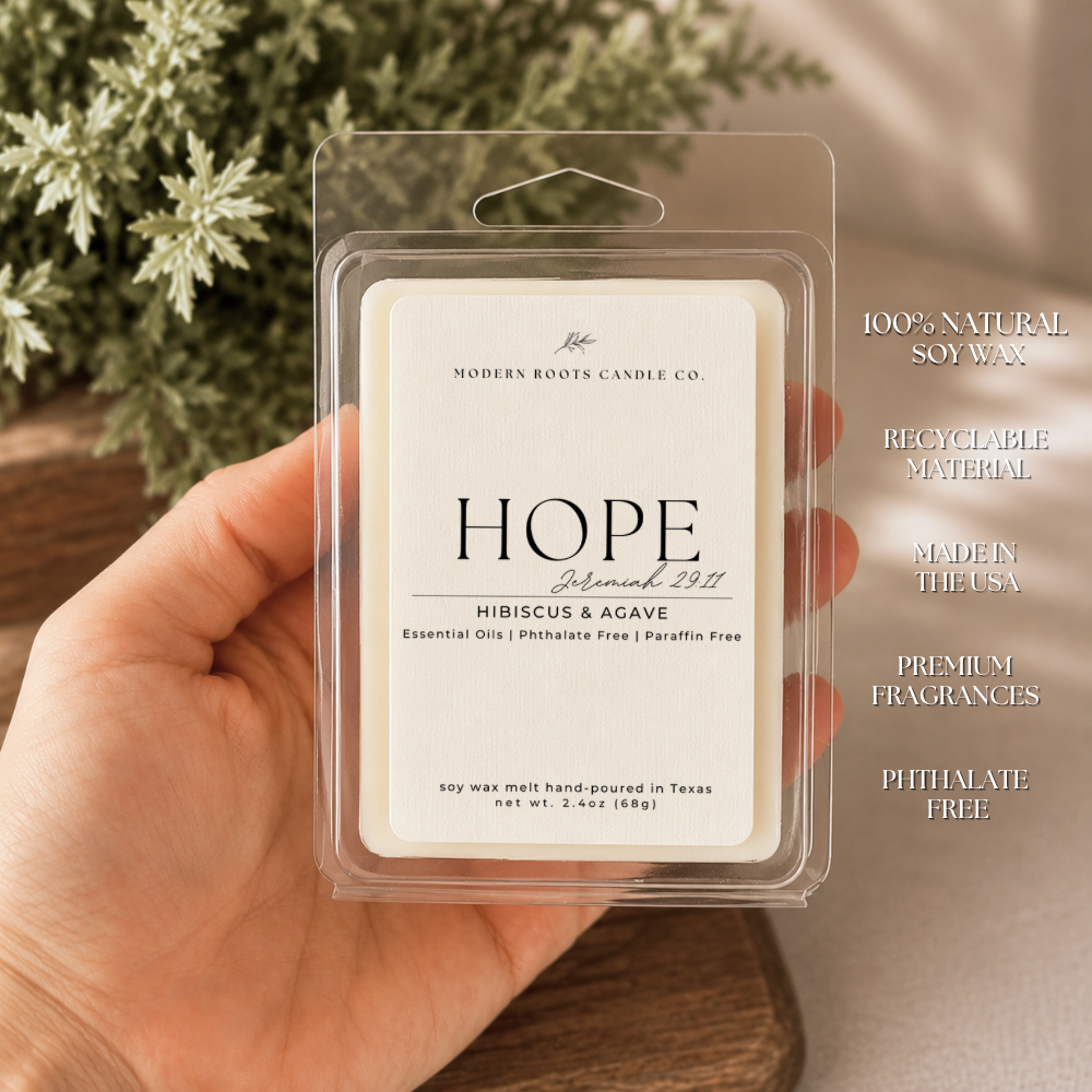 Hope | Hibiscus & Agave | 2.4oz Wax Melt