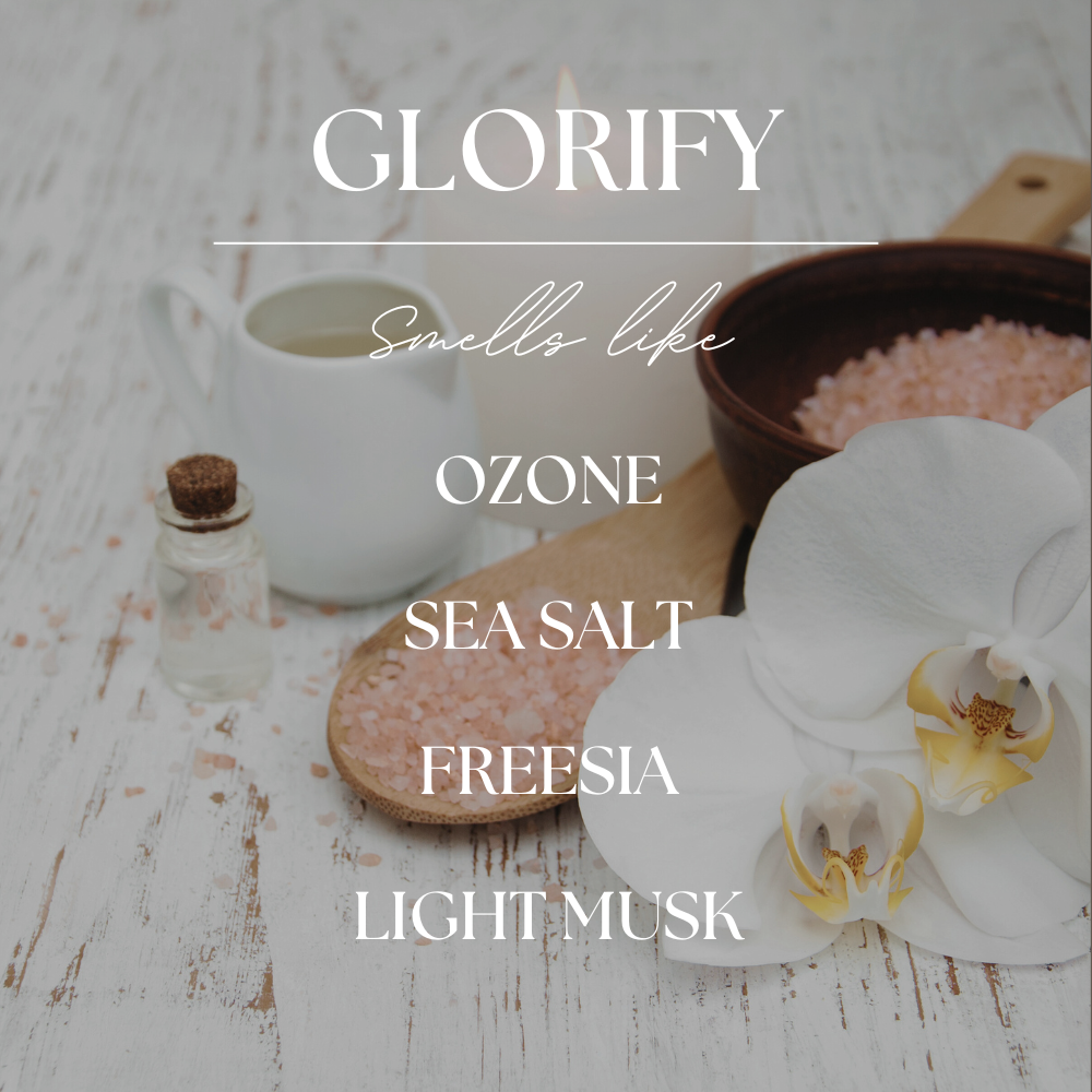 Glorify | Orchid Blooms & Sea Salt | 15oz