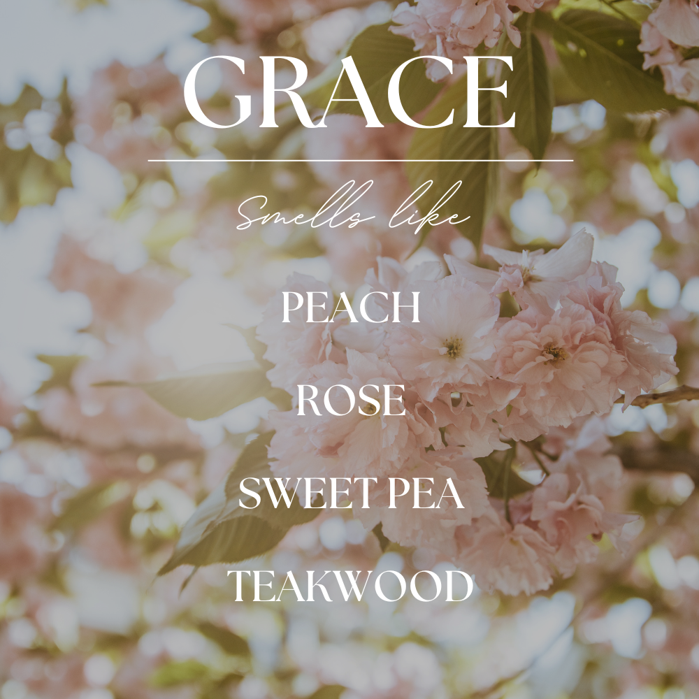 Grace | White Peach Blossom | 9oz