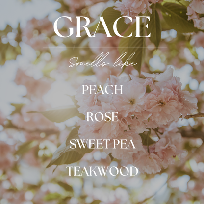 Grace | White Peach Blossom | 9oz