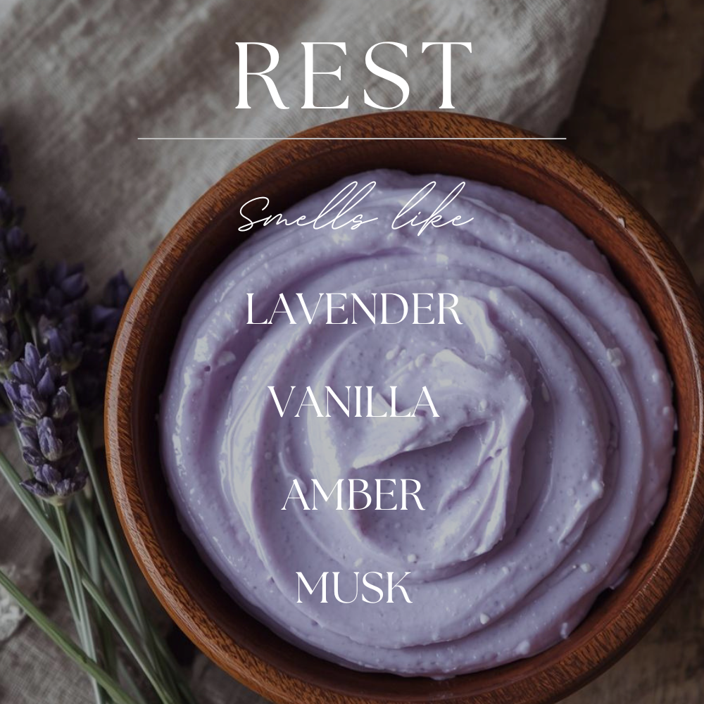 Rest | Whipped Lavender Creme | 2.4oz Wax Melt