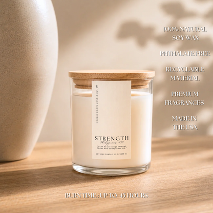 Strength | Palo Santo & Sandalwood | 9oz