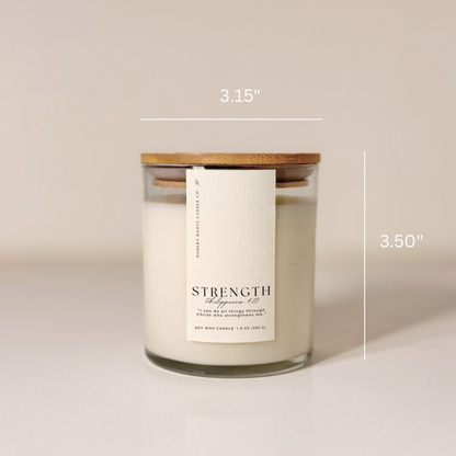 Strength | Palo Santo & Sandalwood | 9oz