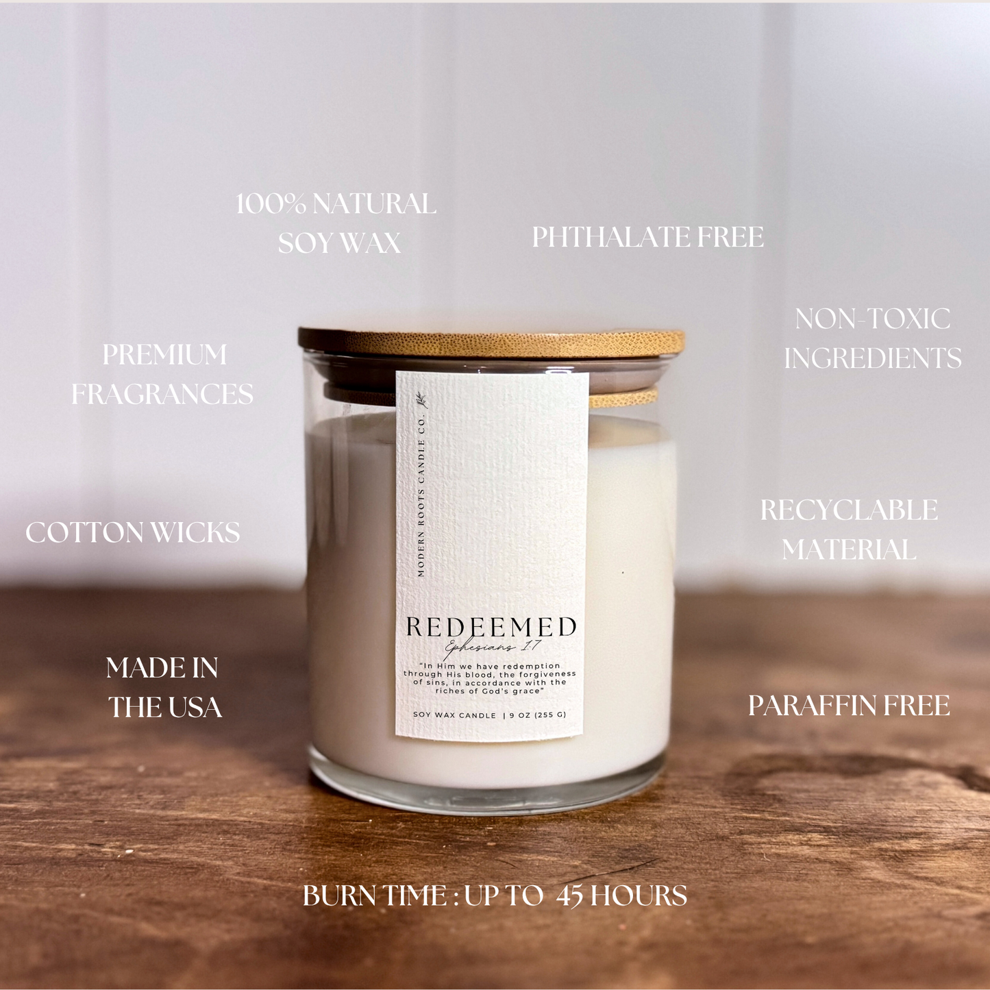Redeemed | White Eucalyptus & Mint | 9oz