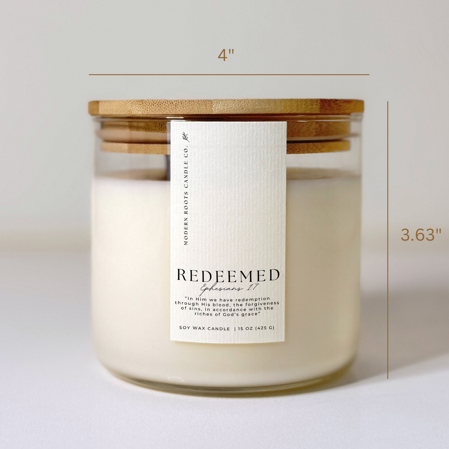 Redeemed | White Eucalyptus & Mint | 15oz
