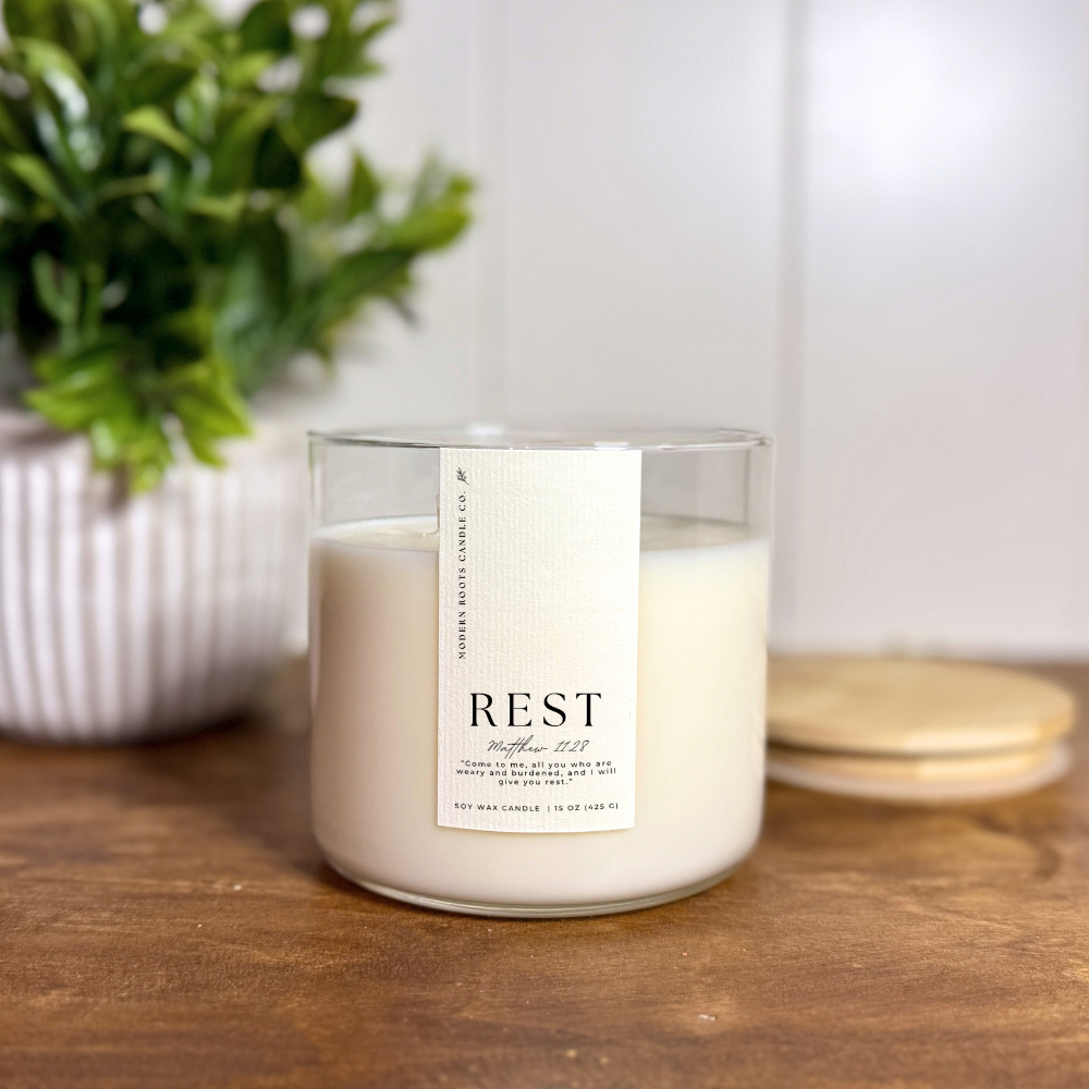 Rest | Whipped Lavender Crème | 15oz 3-Wick