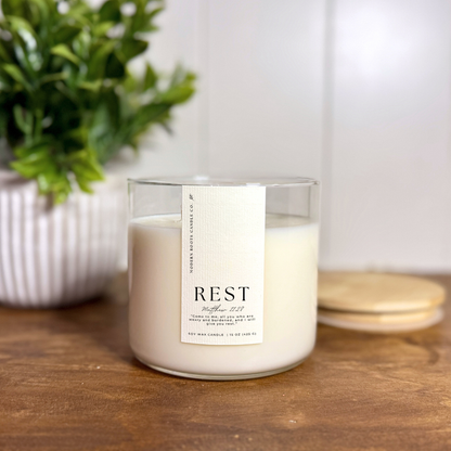Rest | Whipped Lavender Crème | 15oz 3-Wick