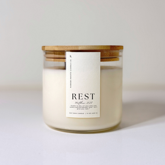 Rest 15oz 3 wick candle