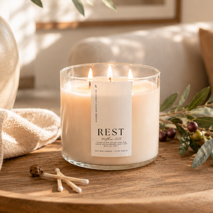 Rest | Whipped Lavender Crème | 15oz 3-Wick