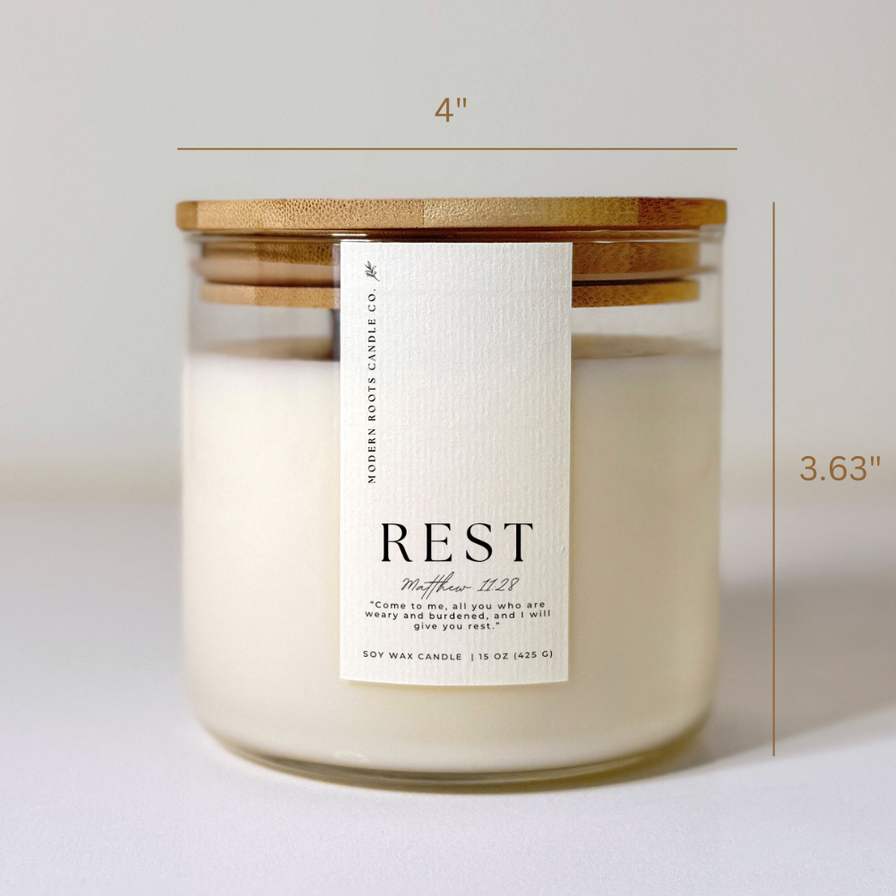 Rest | Whipped Lavender Crème | 15oz 3-Wick