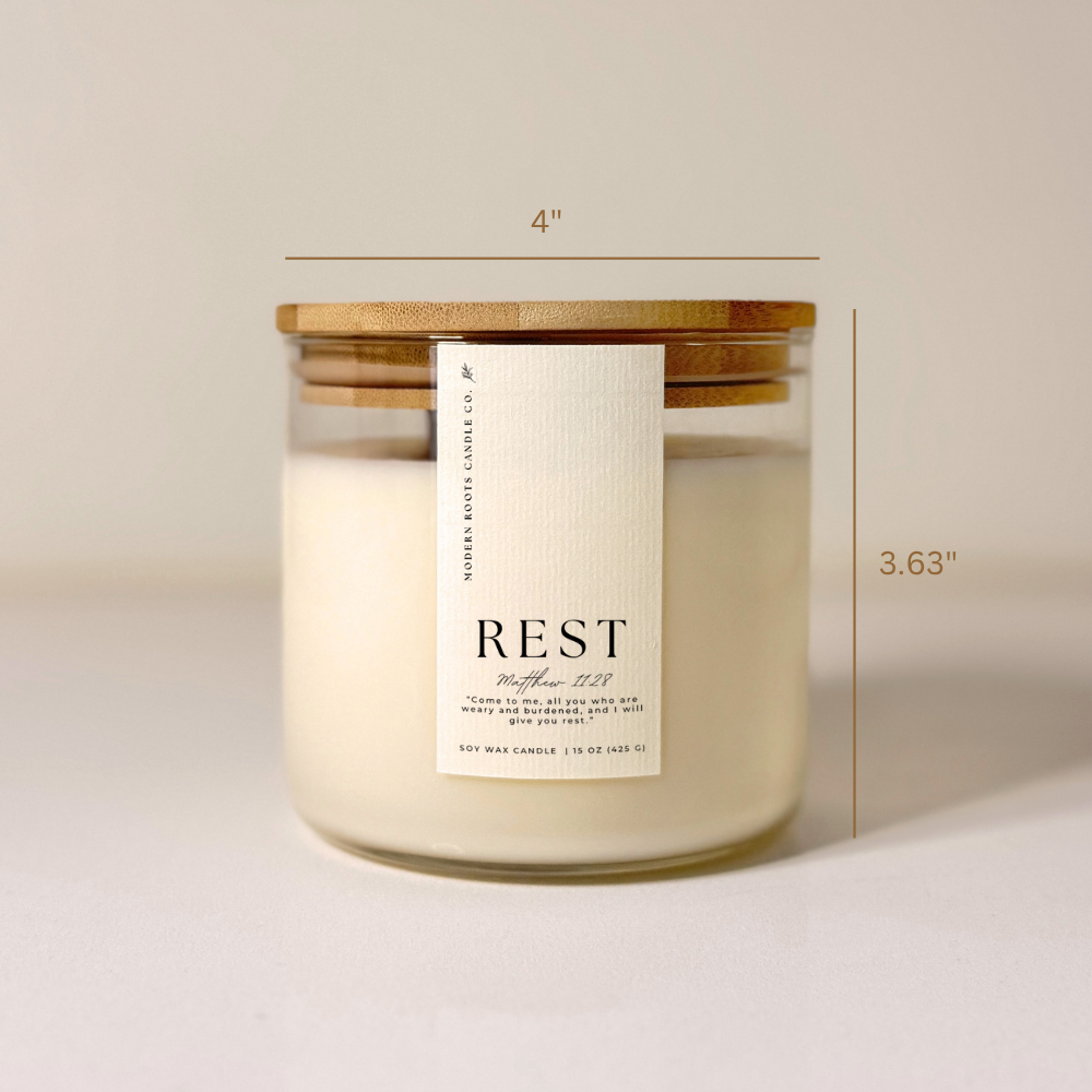 Rest | Whipped Lavender Crème | 15oz 3-Wick