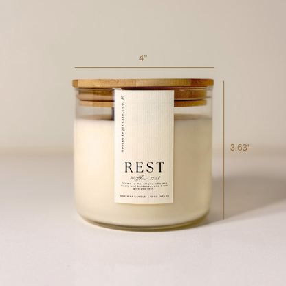 Rest | Whipped Lavender Crème | 15oz 3-Wick