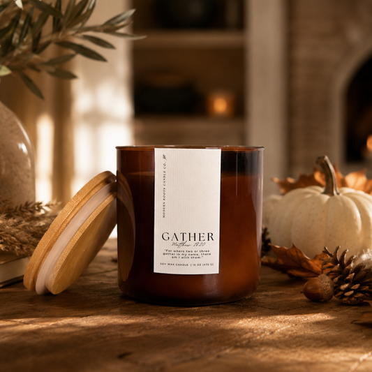 Gather | Campfire Marshmallow 15oz | 3-wick