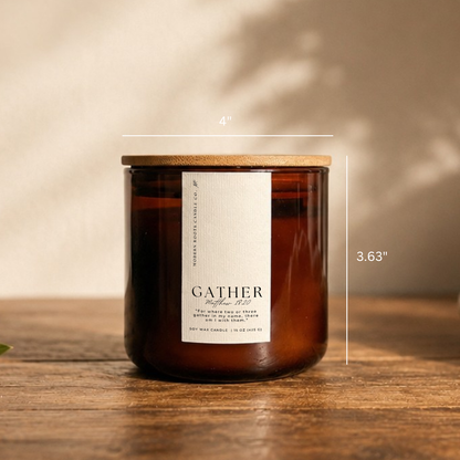 Gather | Campfire Marshmallow 15oz | 3-wick