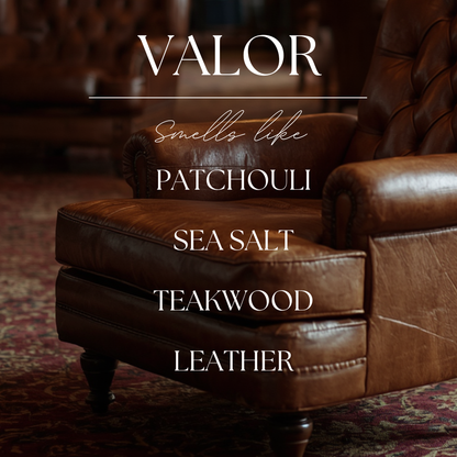 Valor | Mohagony Leather | The Reverence Collection | 9oz