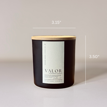 Valor | Mohagony Leather | The Reverence Collection | 9oz